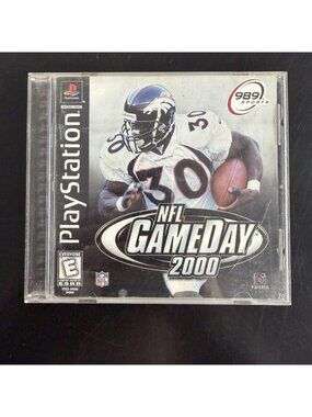 Sony Playstation 1 PS1 NFL GameDay 2000 With Manual ( READ )